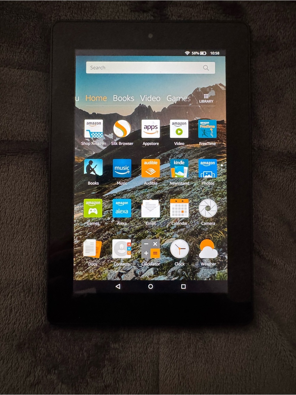 Amazon Tablet in Black with Front Camera - Picture 2 of 8